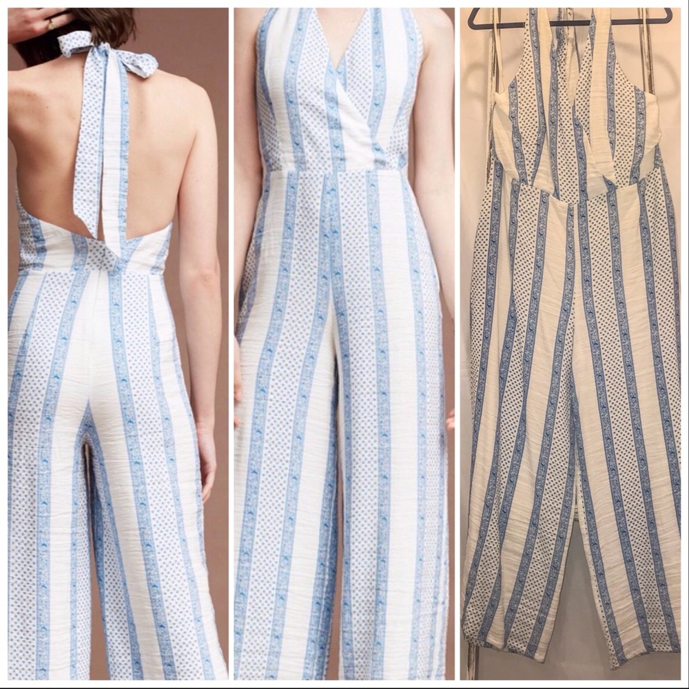 COPY - Line + Dot Halter Pant Jumper